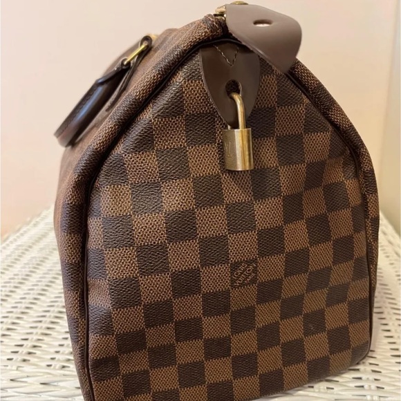 Authentic Louis Vuitton Speedy 35 Damier Ebene - Picture 2 of 10
